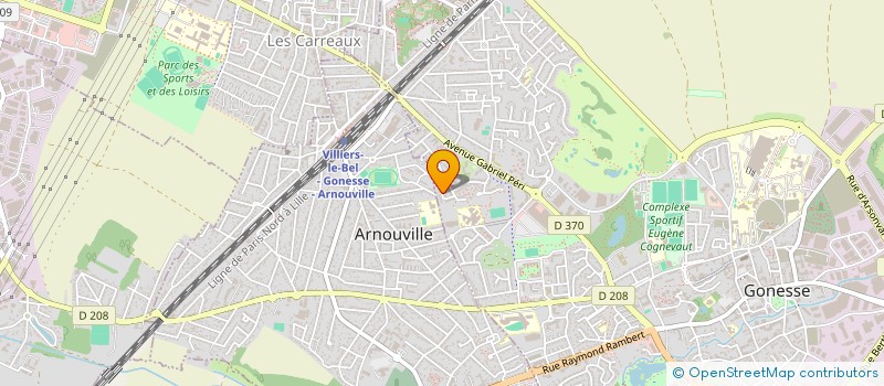 localisation de l'entreprise BOYER PEINTURE  GONESSE