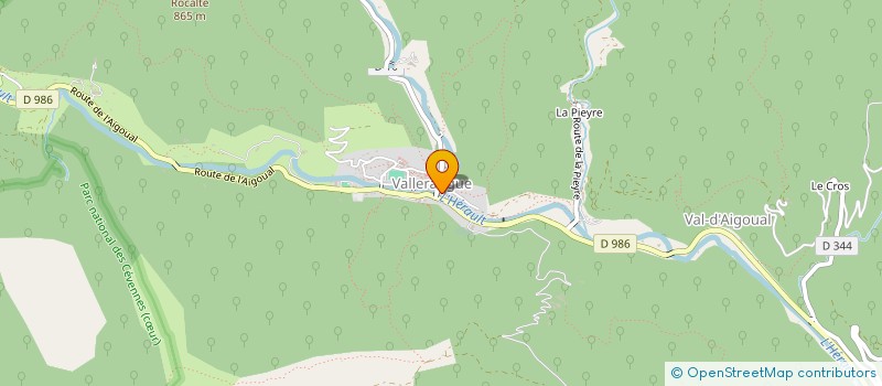 localisation de l'entreprise BOYER - PELAT  VAL-D'AIGOUAL