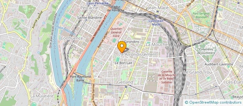 localisation de l'entreprise BOYER SA à LYON