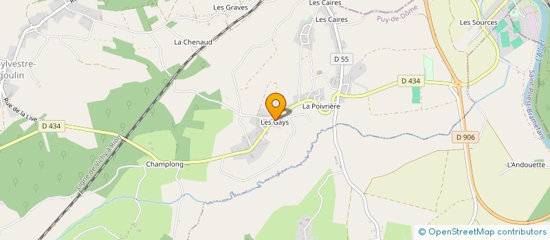 localisation de l'entreprise BOYER STEPHANE ELECTRICITE - BSE  SAINT-CLEMENT-DE-REGNAT