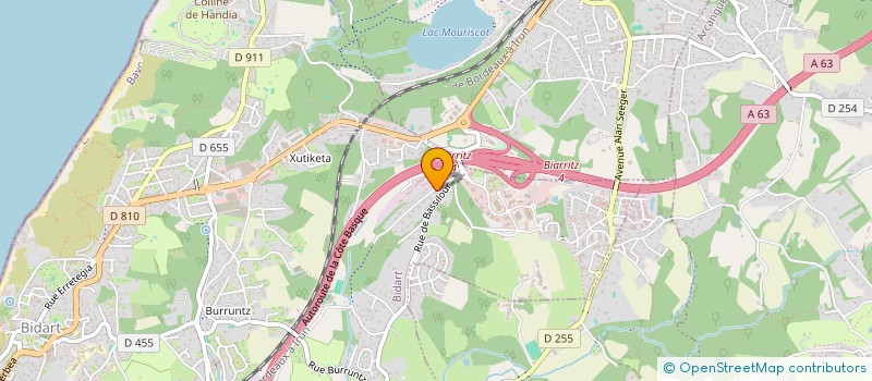 localisation de l'entreprise BOYER VJCD à BIDART