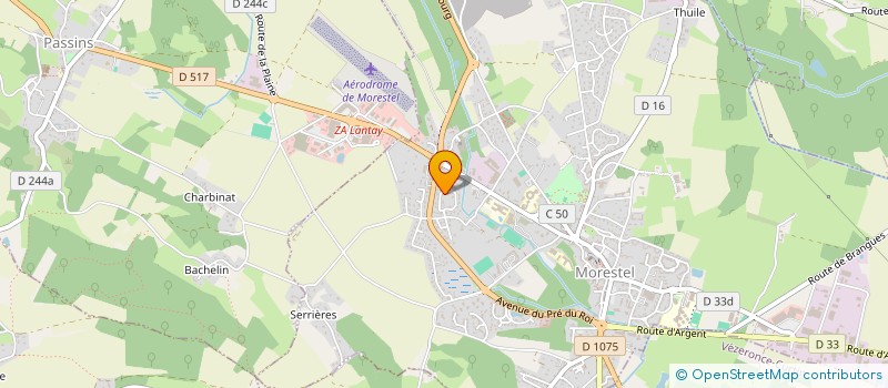 localisation de l'entreprise BOYRAZ AUTOMOBILES  MORESTEL