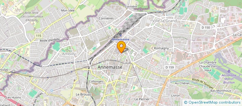 localisation de l'entreprise BOYS 2 MAN à ANNEMASSE