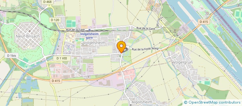 localisation de l'entreprise BOYSEN FRANCE à ALGOLSHEIM