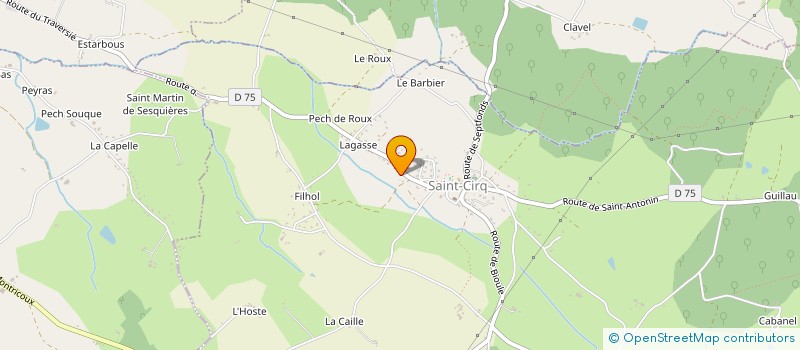 localisation de l'entreprise BOYSSE  SAINT-CIRQ