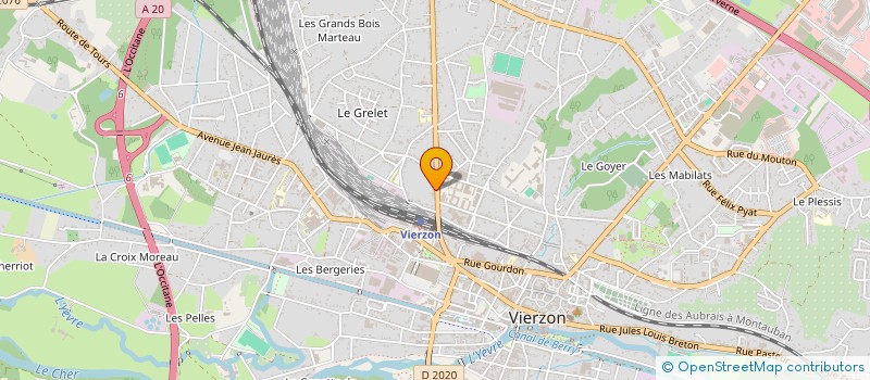 localisation de l'entreprise BOYV à VIERZON