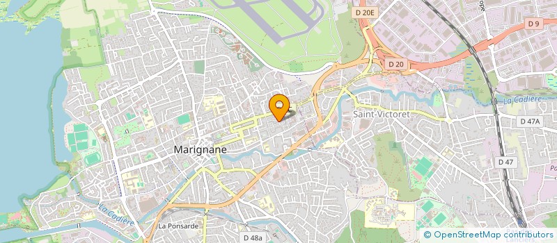 localisation de l'entreprise BOZ  MARIGNANE