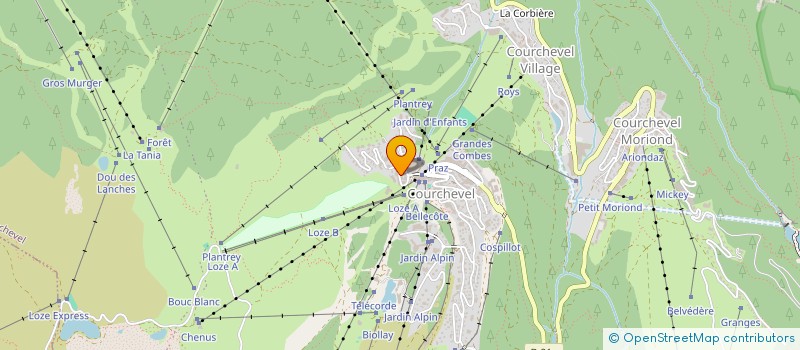 localisation de l'entreprise BOZ BIZ à COURCHEVEL
