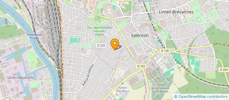 localisation de l'entreprise BOZ CONSTRUCTION  VALENTON