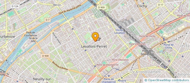 localisation de l'entreprise BOZ CORP à LEVALLOIS PERRET