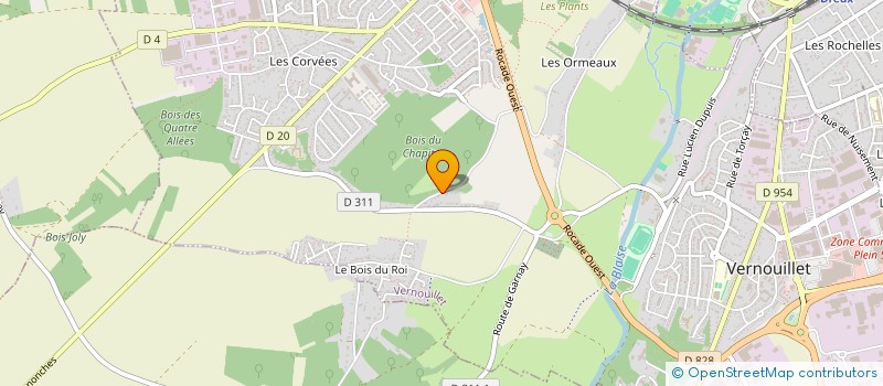 localisation de l'entreprise BOZ CORPORATE à VERNOUILLET