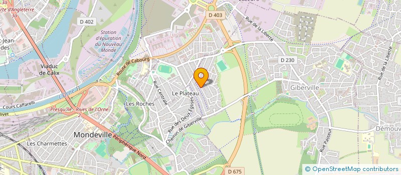 localisation de l'entreprise BOZ'IMMO BRET. à GIBERVILLE