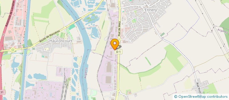 localisation de l'entreprise BOZ INVEST  ENNERY