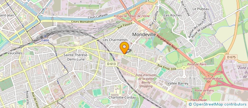 localisation de l'entreprise BOZ' OPTIC à MONDEVILLE