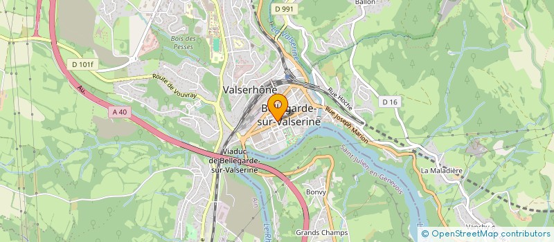 localisation de l'entreprise BOZ'OR à VALSERHONE