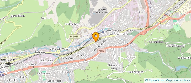 localisation de l'entreprise BOZBIYIK IMMOBILIER  LA RICAMARIE