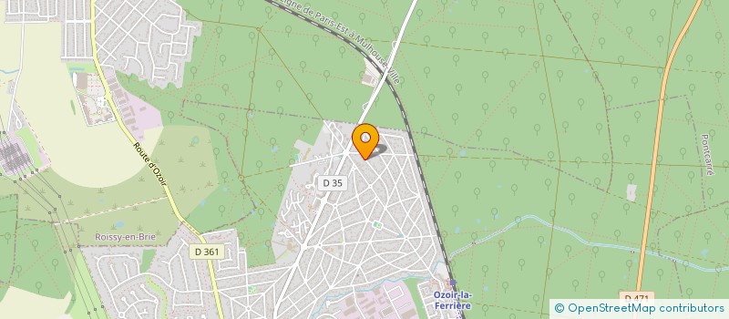 localisation de l'entreprise BOZE  OZOIR-LA-FERRIERE