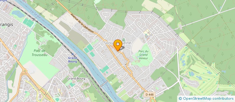 localisation de l'entreprise BOZEC à SOISY-SUR-SEINE