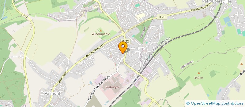 localisation de l'entreprise BOZEIRA  VALMONT