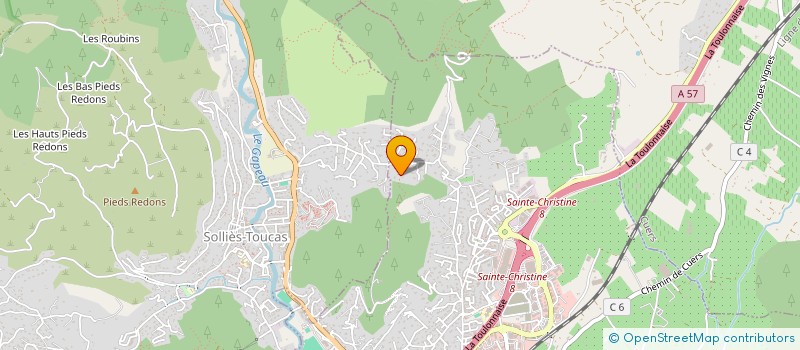 localisation de l'entreprise BOZEST  SOLLIES-TOUCAS