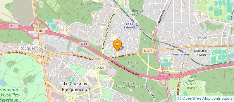 localisation de l'entreprise BOZI  LA CELLE-SAINT-CLOUD