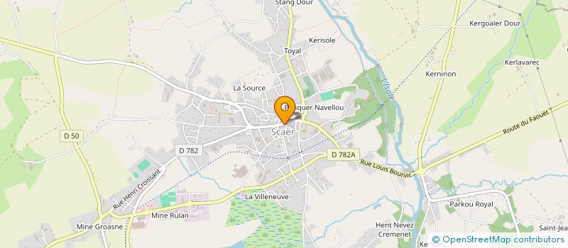 localisation de l'entreprise BOZIER-HOLDING  SCAER