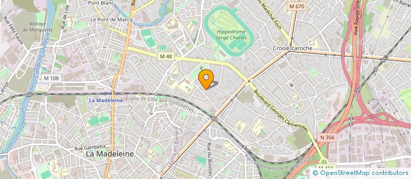 localisation de l'entreprise BOZIN à MARCQ-EN-BARŒUL
