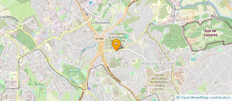 localisation de l'entreprise BOZIO METAIS INDIVISION à MONTPELLIER