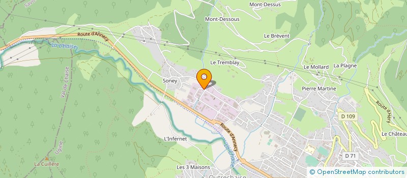 localisation de l'entreprise BOZKAN à UGINE