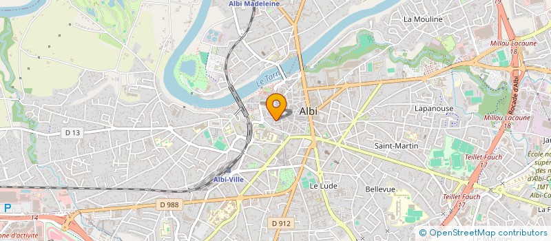 localisation de l'entreprise BOZNIAK à ALBI