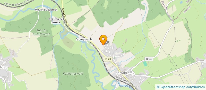 localisation de l'entreprise BOZOK  SARRALTROFF