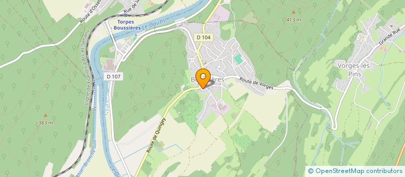 localisation de l'entreprise BOZONET IMPINI à MONTFERRAND-LE-CHATEAU