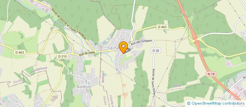 localisation de l'entreprise BOZOVIC à FECHE-L'EGLISE