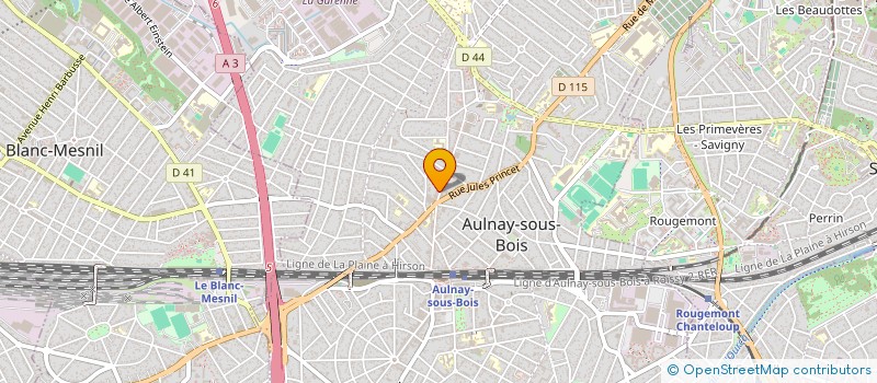 localisation de l'entreprise BOZZH & KIMONO à AULNAY-SOUS-BOIS