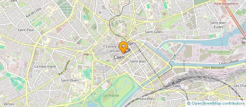 localisation de l'entreprise BP 3  CAEN