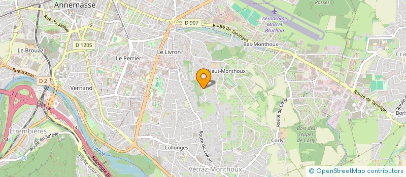 localisation de l'entreprise BP 3A  VETRAZ-MONTHOUX