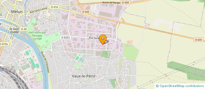 localisation de l'entreprise BP 77 à VAUX-LE-PENIL