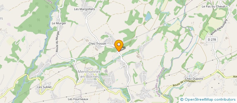 localisation de l'entreprise BP AGENCEMENT  MENTHONNEX-EN-BORNES