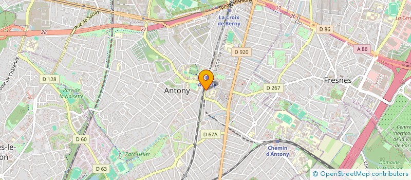 localisation de l'entreprise BP ALM CONSULTING à ANTONY