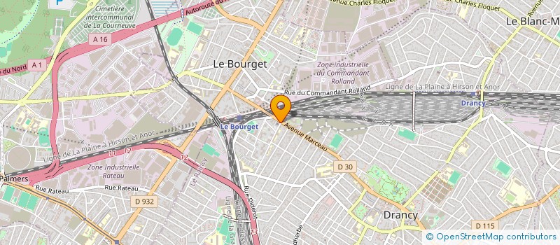 localisation de l'entreprise BP AND CO à DRANCY