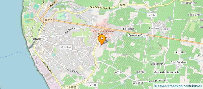 localisation de l'entreprise BP AUDIO  CARS