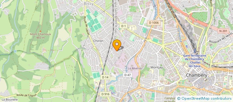 localisation de l'entreprise BP AUTOMATISMES à CHAMBERY