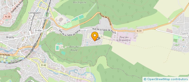 localisation de l'entreprise BP AVENIR  DARNETAL