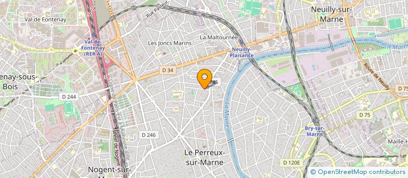 localisation de l'entreprise BP BIO  LE PERREUX-SUR-MARNE