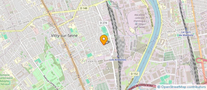 localisation de l'entreprise BP.COM à VITRY-SUR-SEINE