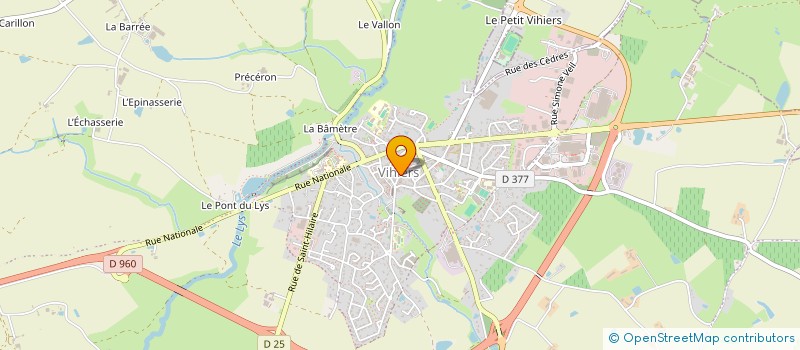 localisation de l'entreprise BP COMMERCE à LYS-HAUT-LAYON