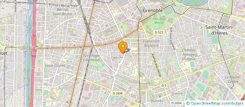 localisation de l'entreprise BP COMMUNICATION  GRENOBLE