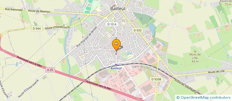 localisation de l'entreprise BP COMMUNICATION  BAILLEUL