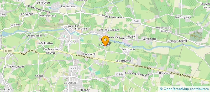 localisation de l'entreprise BP CONNEXION  DENICE