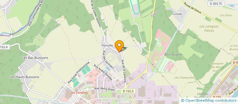 localisation de l'entreprise BP CONSEIL 78 à DREUX